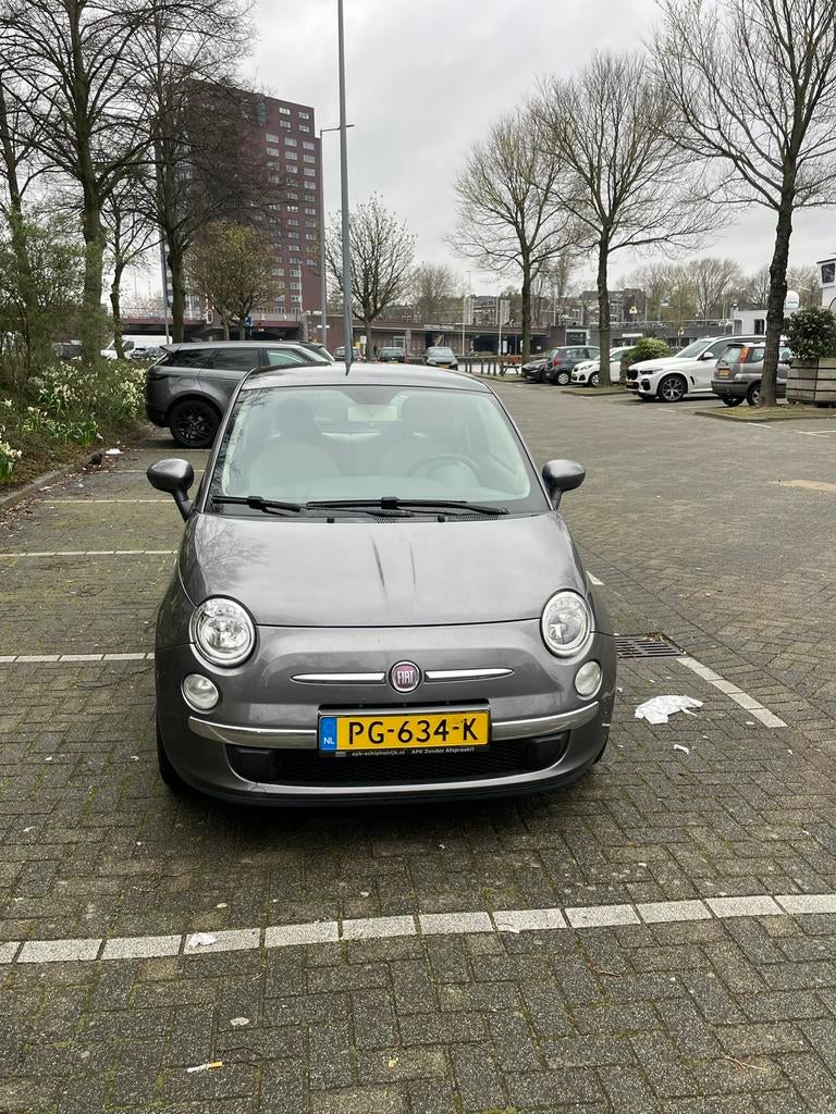 Fiat 500 1.2 C 2010 Grijs, Auto's, Fiat, 1242 cc, 4 cilinders, 840 kg, Handgeschakeld