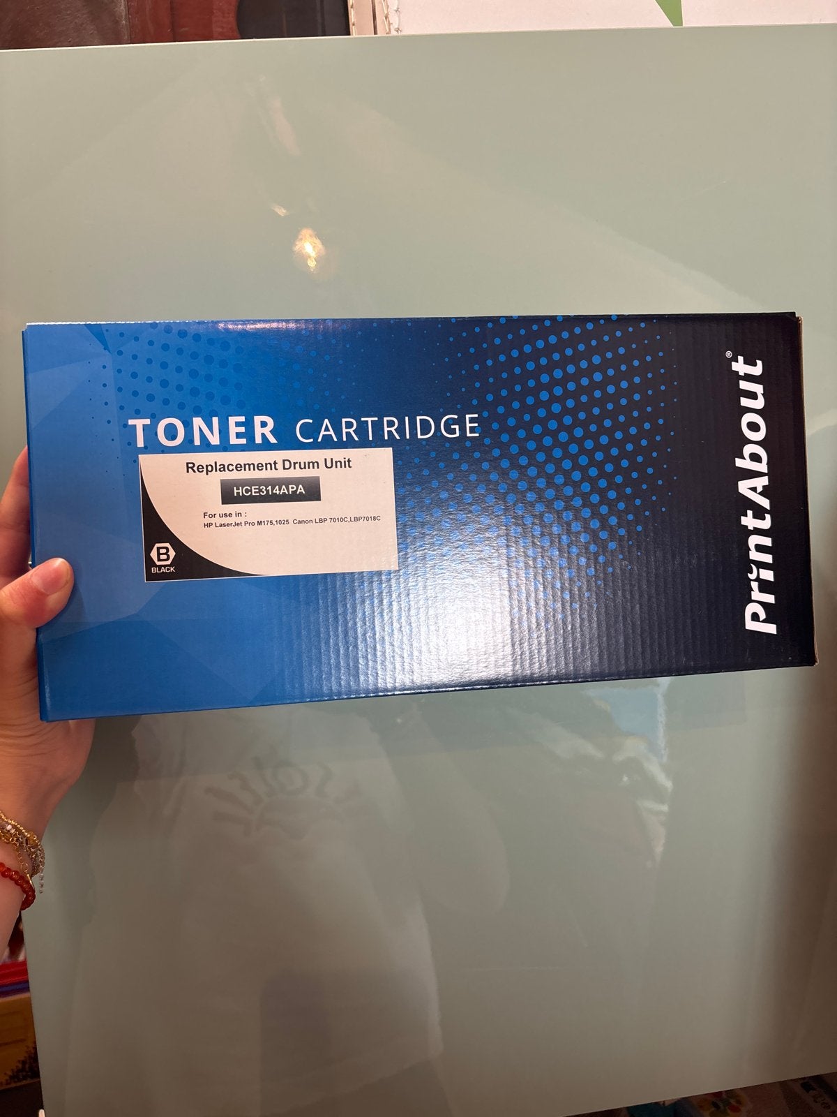 PrintAbout Toner Cartridge HCE314APA Zwart, Ophalen of Verzenden, Nieuw, Toner