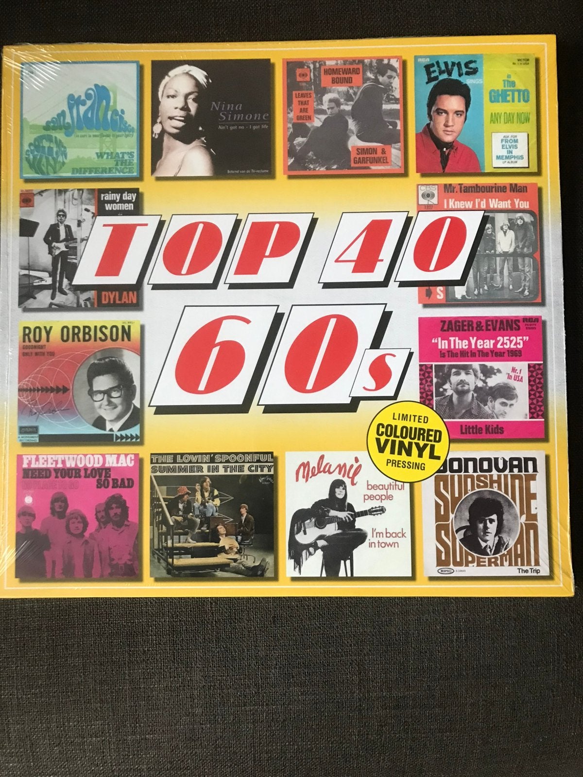 Top 40 coloured vinyl Nieuw, Cd's en Dvd's, Vinyl | Verzamelalbums, Ophalen of Verzenden, Nieuw in verpakking