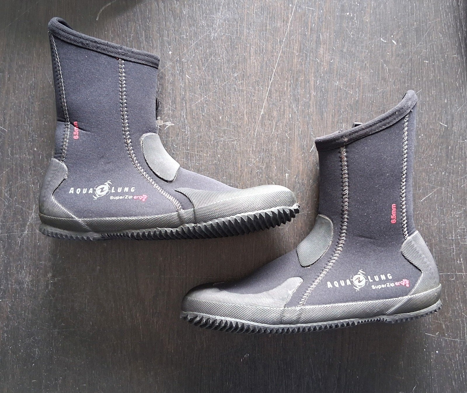 Te koop: Aqualung Superzip ergo 6.5mm schoenen 41/8, Ophalen of Verzenden