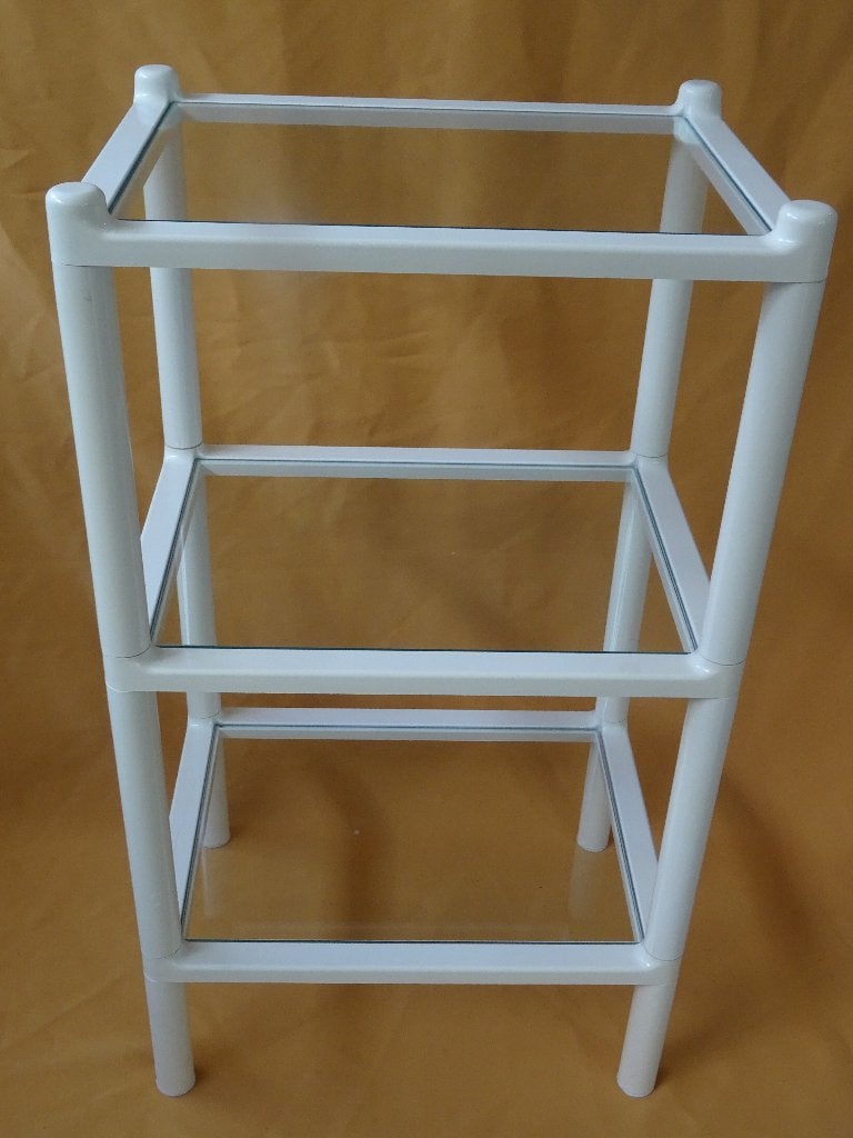 vitrinekastje space age kastje Gedy door Makio Hasuiké retro, Ophalen, Met plank(en), Minder dan 50 cm, Zo goed als nieuw