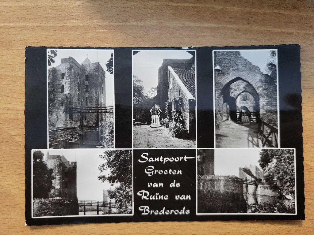 ansicht SANTPOORT Meerluik Brederode, Ophalen of Verzenden, Voor 1920, Noord-Holland