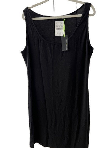 NIEUW Lizzy & Coco SINGLET lange top XXL (=42/44) zwart, Kleding | Dames, Verzenden, Zwart, Maat 42/44 (L), Nieuw