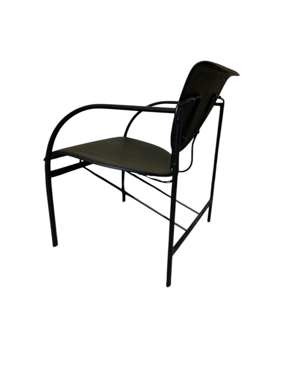 Kokatu lederen lounge stoelen Miguel Ángel Ciganda, Huis en Inrichting, Stoelen, Twee, Zwart, Leer, Ophalen of Verzenden