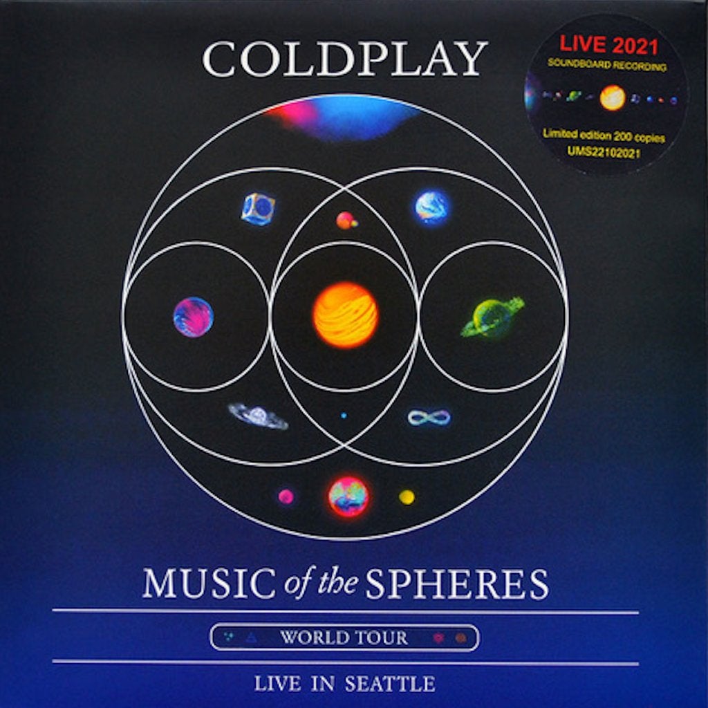 2Cd Coldplay LIVE Music Of The Spheres in SEATTLE Ltd NIEUW, Pop, Digipak, Ophalen of Verzenden, Live-album