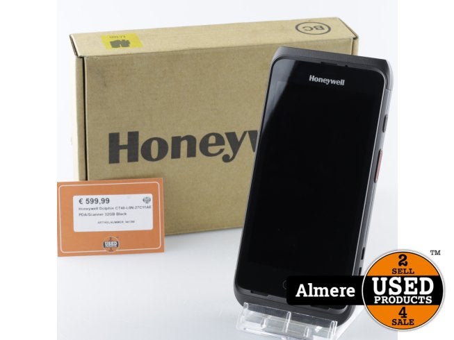 Honeywell Dolphin CT40-L0N-27C11AE PDA/Scanner 32GB Black, Telecommunicatie, Mobiele telefoons | Overige merken, Honeywell, Zo goed als nieuw