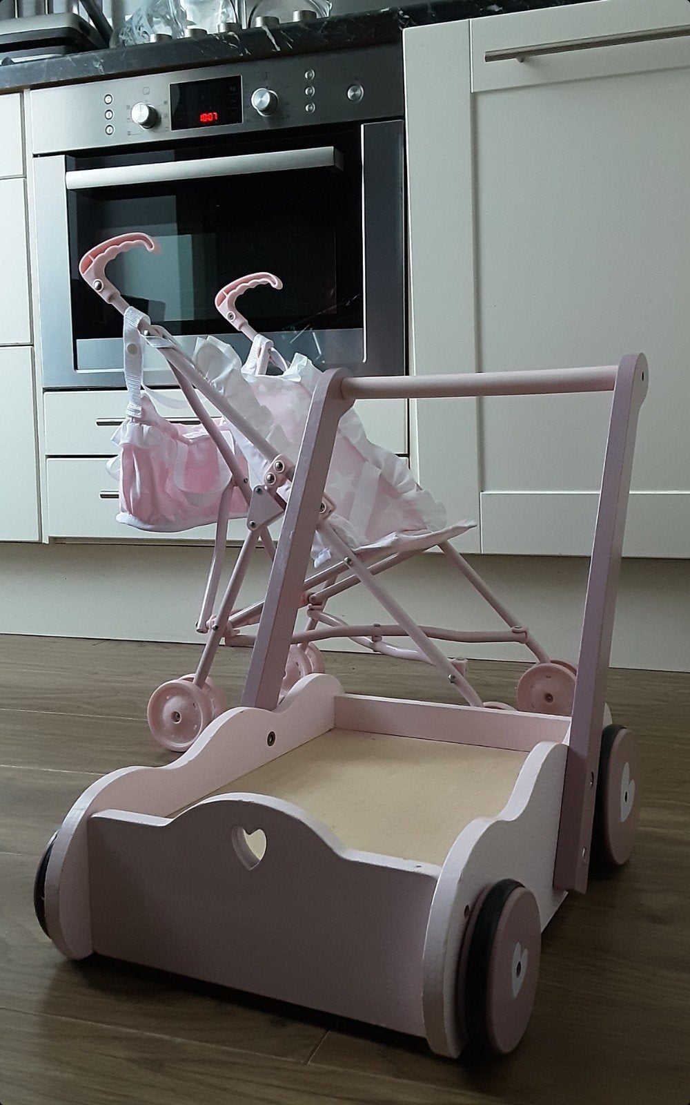 Little Dutch duwkar duwwagen incl. Poppenwagen ZGAN, Ophalen of Verzenden, Zo goed als nieuw