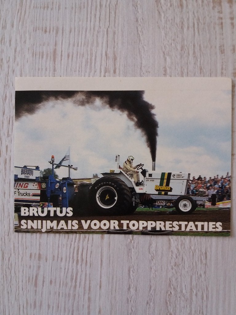 sticker BRUTUS SNIJMAIS VOOR TOPPRESTATIES, Ophalen of Verzenden, Zo goed als nieuw, Overige typen