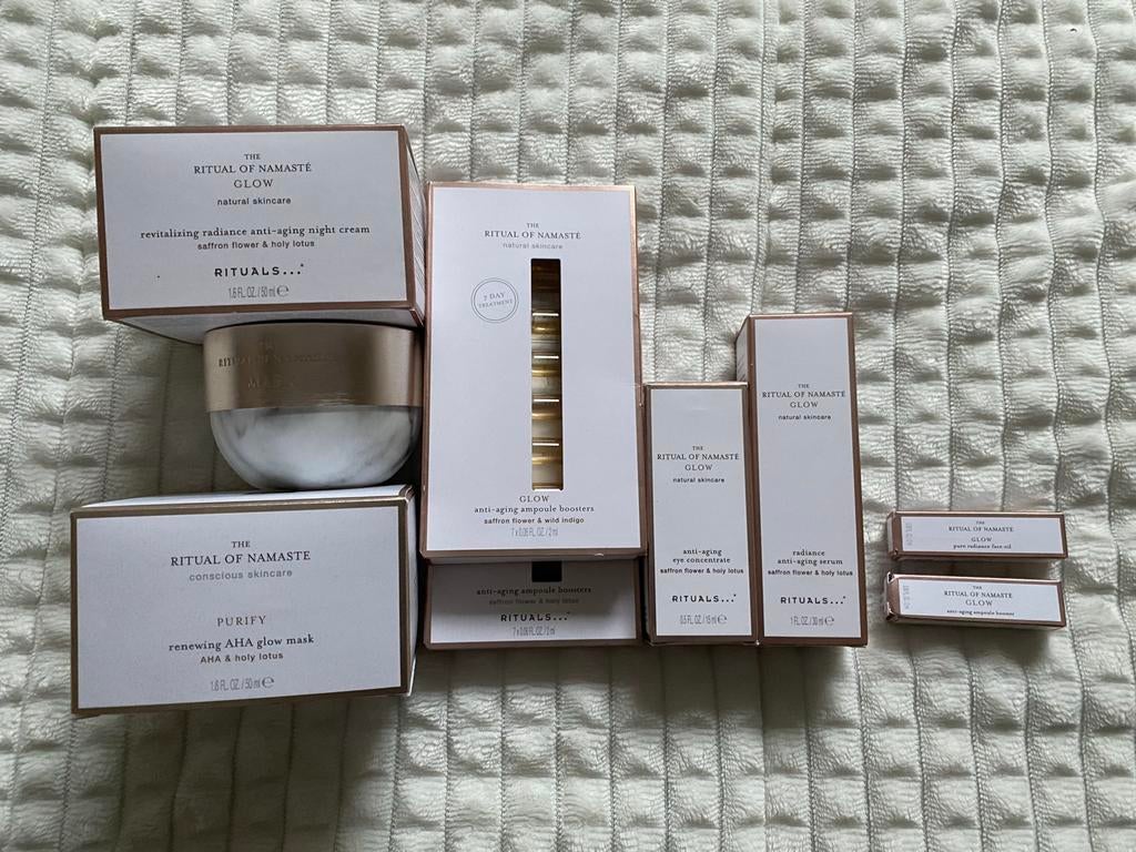 Rituals namaste skincare , glow en anti-aging nieuw, Ophalen of Verzenden, Nieuw, Gehele gezicht