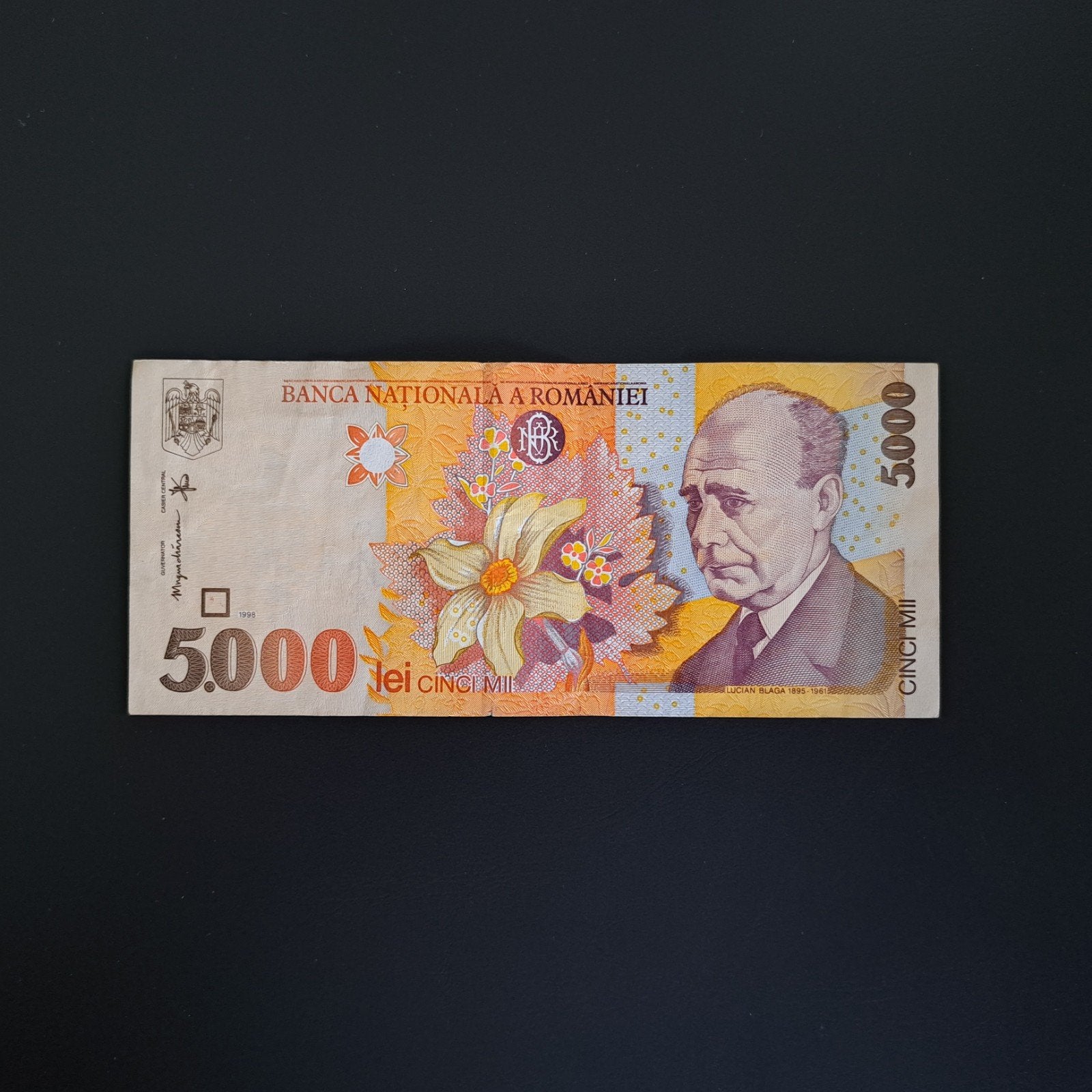 5000 lei Roemenië #026, Ophalen of Verzenden, Overige landen, Los biljet