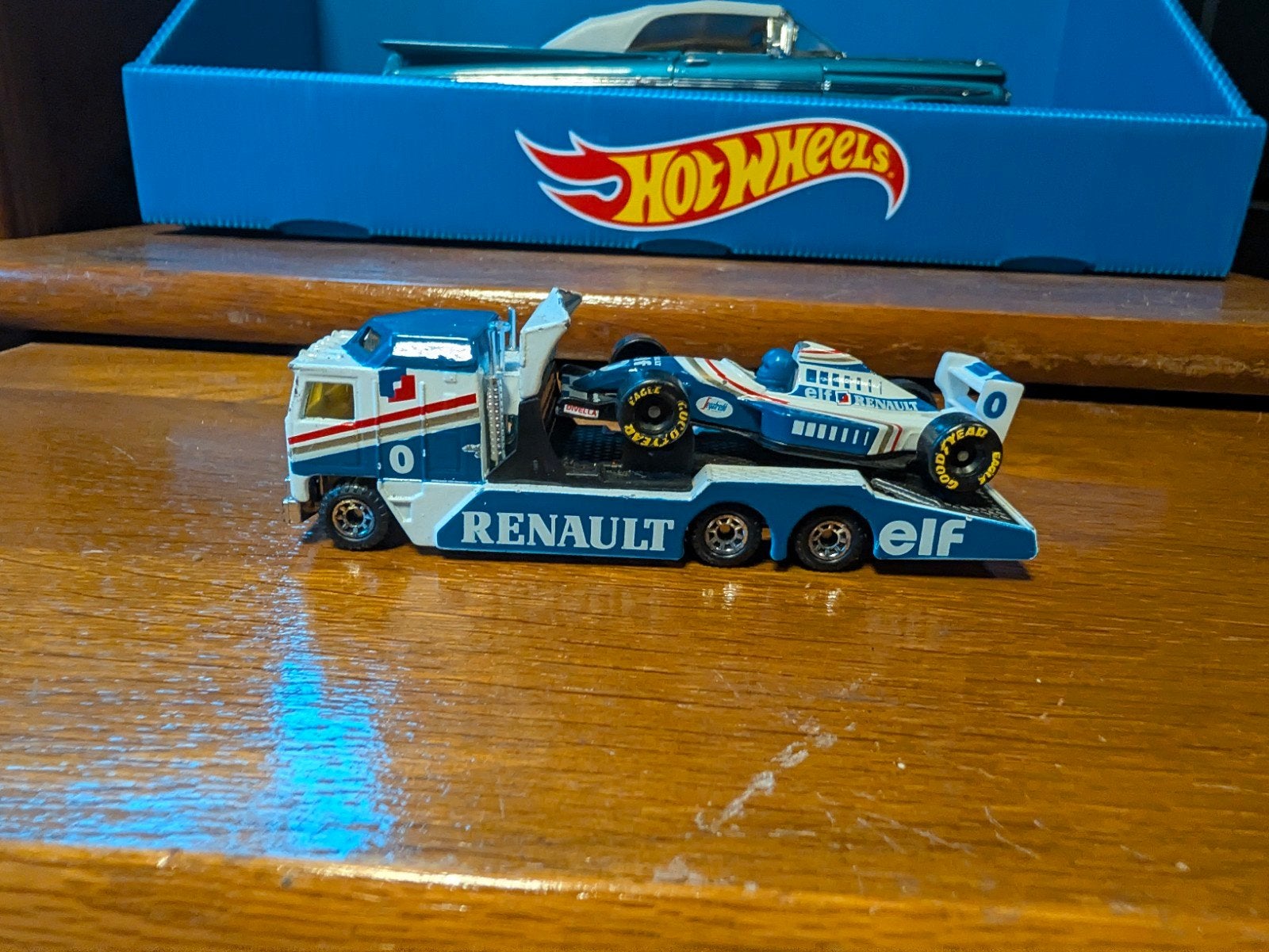 Matchbox Formule 1 Renault combinatie 1993, Ophalen of Verzenden, Zo goed als nieuw, Auto