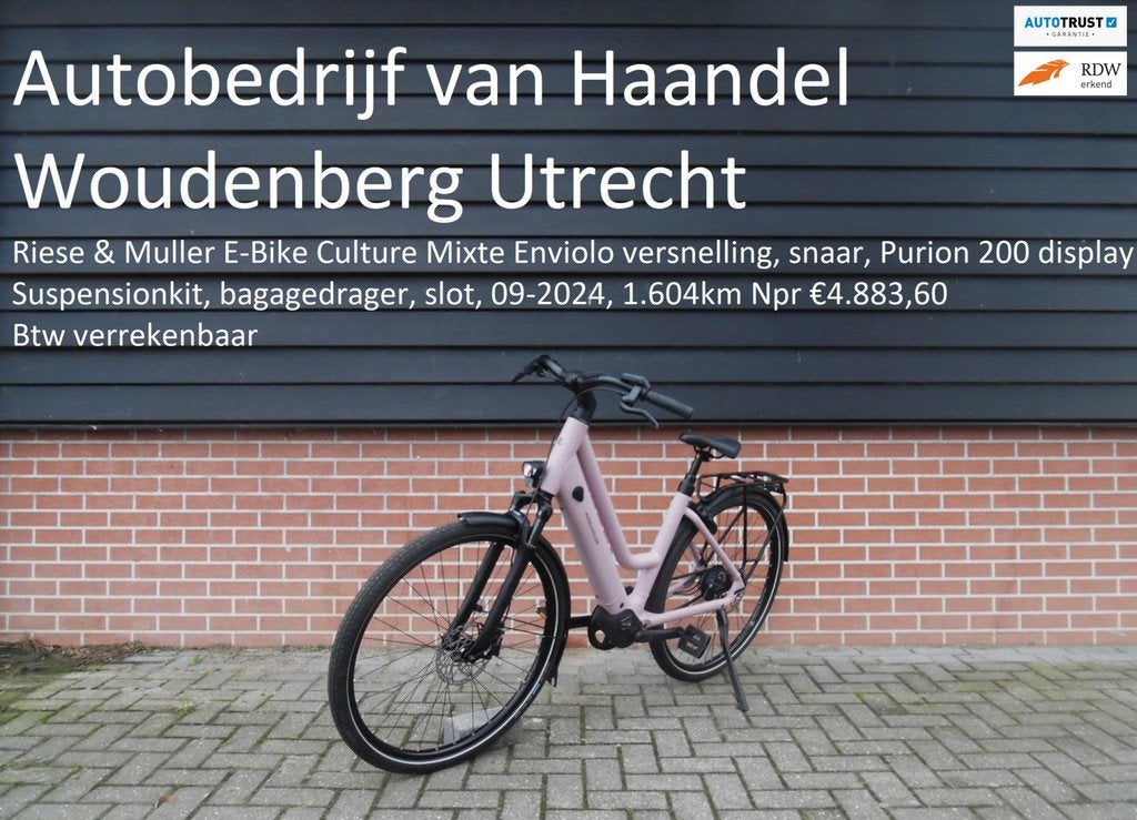 Riese & Müller E-bike Culture Mixte D53 Enviolo veel opties, Gebruikt, Am Alten Graben 2
64367  Mühltal, DE, Info@r-m.de, Riese & Müller