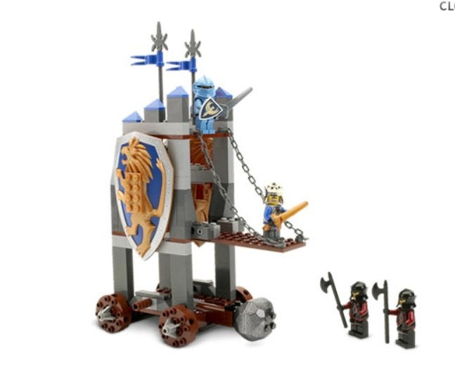 LEGO - Castle - 8875 King's Siege Tower, Gebruikt, Lego, Ophalen of Verzenden, Castle