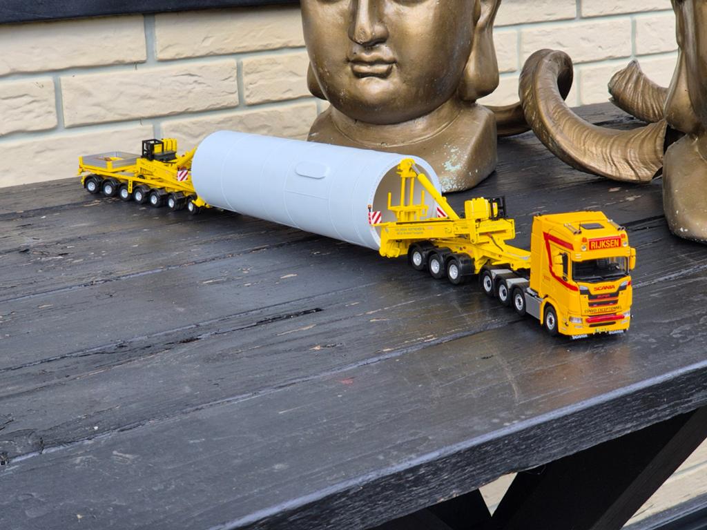 Rijksen/ ter linden Mega windmill trailer Nooteboom Scania, Ophalen of Verzenden, Zo goed als nieuw, Bus of Vrachtwagen, Wsi