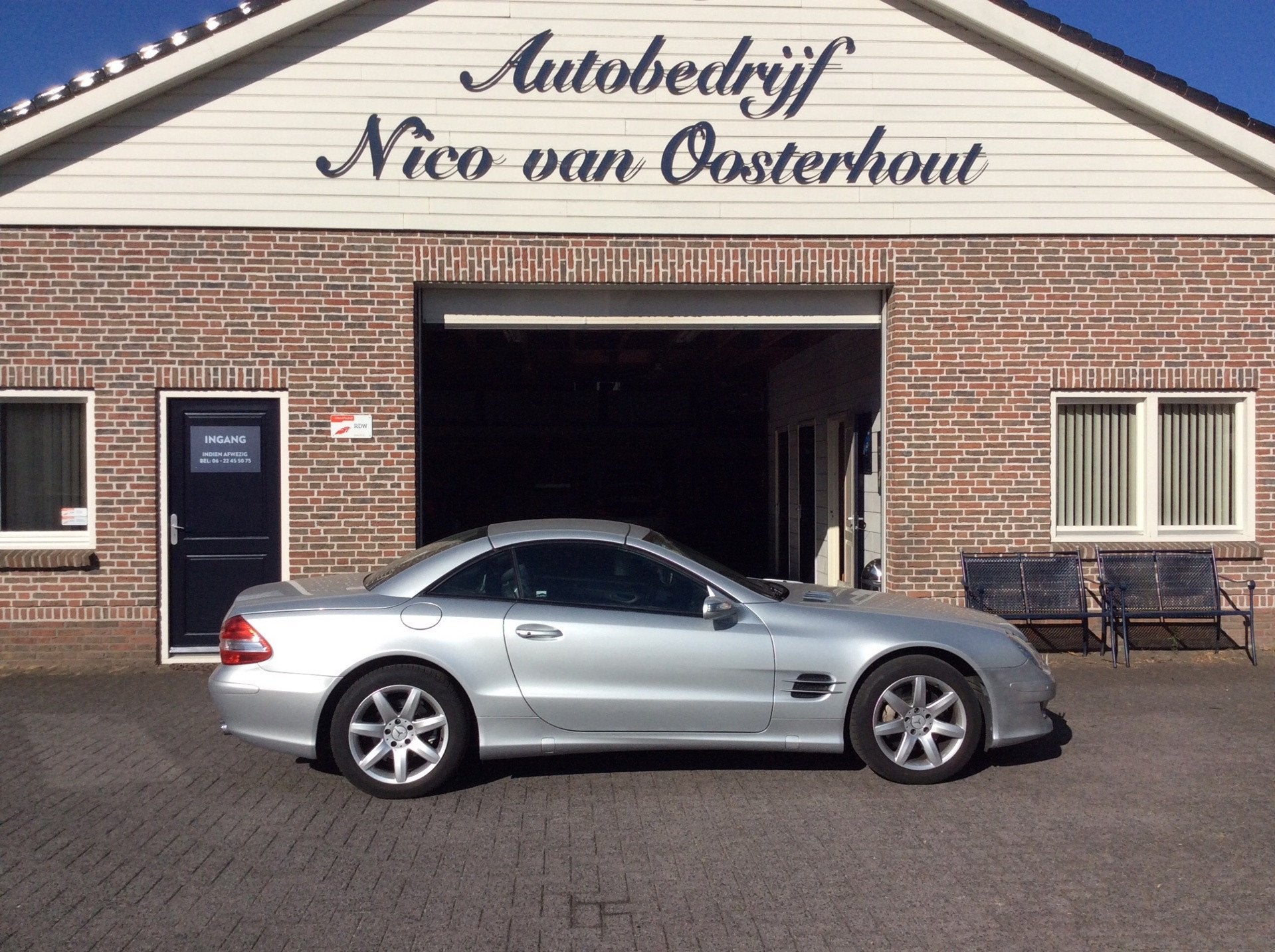 Mercedes-Benz SL-klasse 350, Auto's, Automaat, Achterwielaandrijving, Gebruikt, Zwart