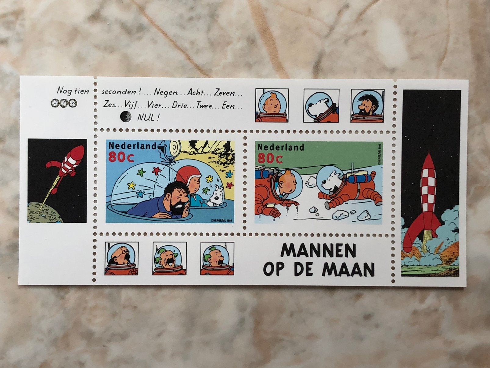 Kuifje, Mannen op de maan., Ophalen of Verzenden
