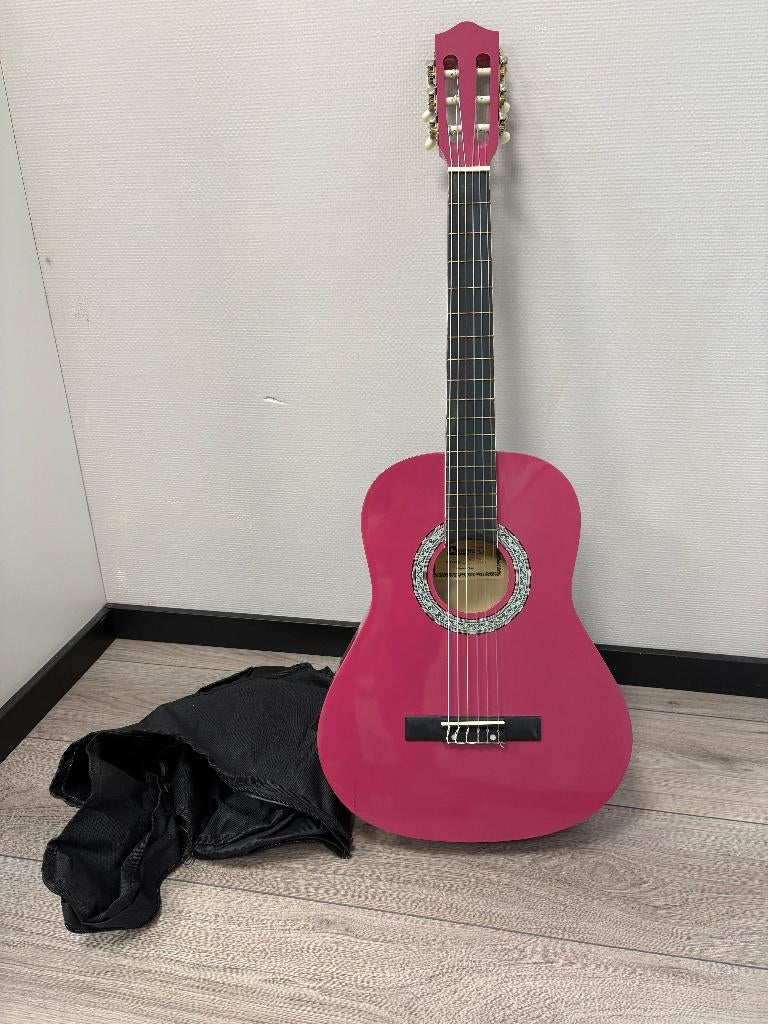 Dimavery ac-303 klassieke gitaar - 3/4 - roze, Ophalen of Verzenden, Nieuw, Klassieke of Spaanse gitaar