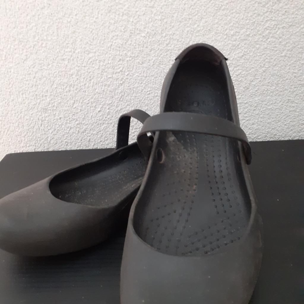 crocs dames 39, Kleding | Dames, Schoenen, Zwart, Crocs, Gedragen, Ballerina's