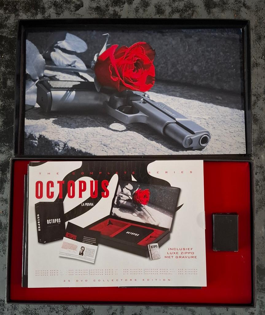 Octopus La Piovra Complete Serie 25 DVD Collectors Edition, Maffia en Misdaad, Alle leeftijden, Boxset, Ophalen of Verzenden