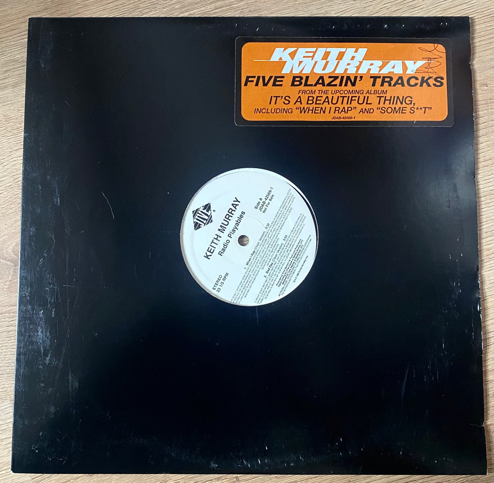 ep: Keith Murray - Five Blazin’ Tracks (1998), Promo, Ophalen of Verzenden, Gebruikt, EP