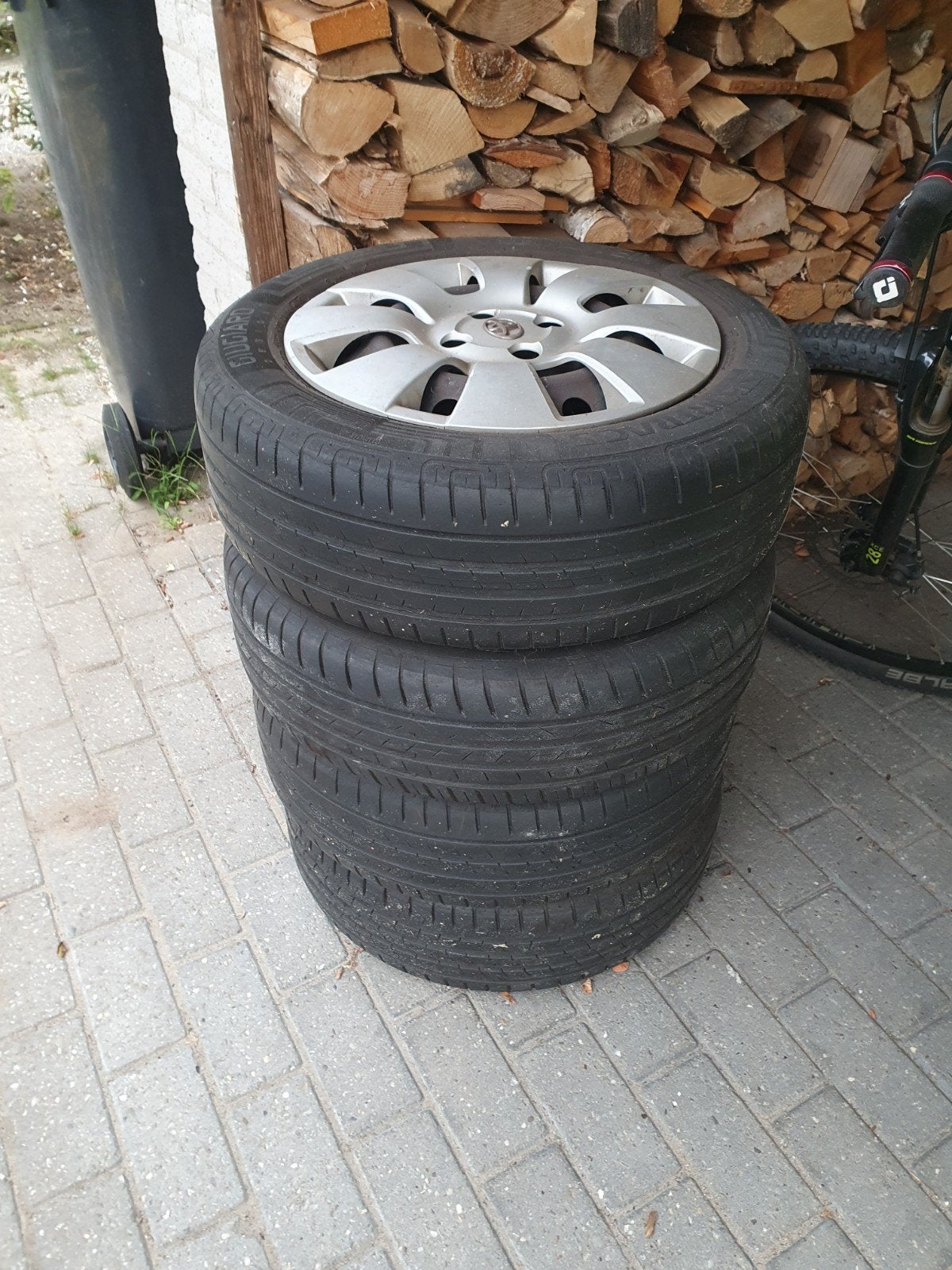 toyota yaris zomerbanden, Ophalen