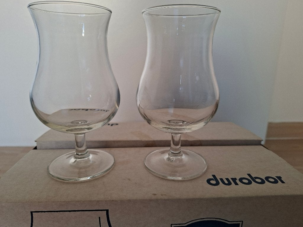 6 Vintage Durobor "Breughel/Marathon" glazen (51cl) – nieuw, Verzamelen, Ophalen of Verzenden, Nieuw, Overige typen