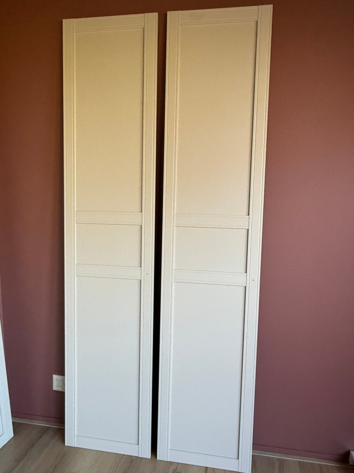 4 IKEA FLISBERGET deuren lichtbeige, Huis en Inrichting, Ophalen, 200 cm of meer, 50 tot 100 cm, Zo goed als nieuw