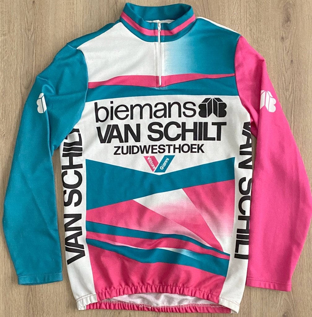 Wielertrui/wielershirt BIEMANS-VAN SCHILT – ZUIDWESTHOEK, Ophalen of Verzenden, Overige typen