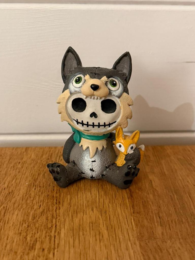 Furrybones Wolfgang - Uniek Skelet Figuurtje in Wolf-pak, Ophalen of Verzenden, Nieuw