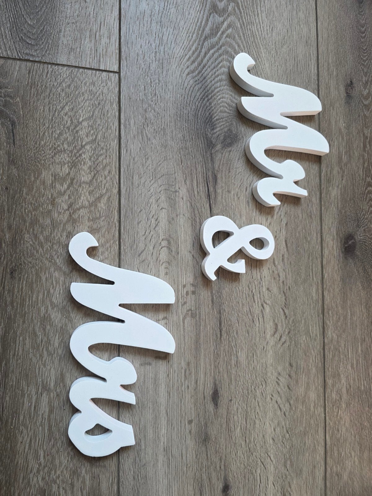 Complete bruiloft decoratie pakket - Mr & Mrs, Hobby en Vrije tijd, Ophalen of Verzenden, Zo goed als nieuw, Versiering, Geboorte of Huwelijk