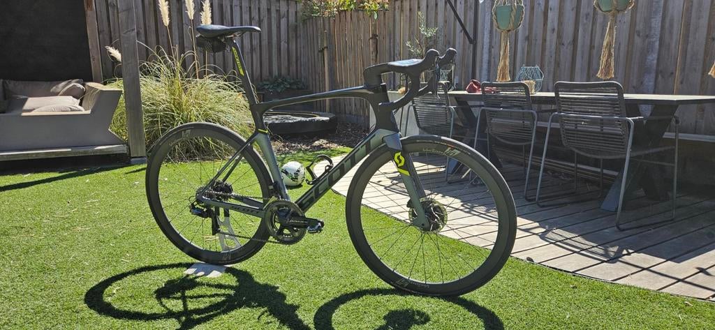 Scott Foil Premium XL 58 Dura-Ace Di2 Powermeter Aero stuur, 28 inch, Carbon, Heren, Zo goed als nieuw