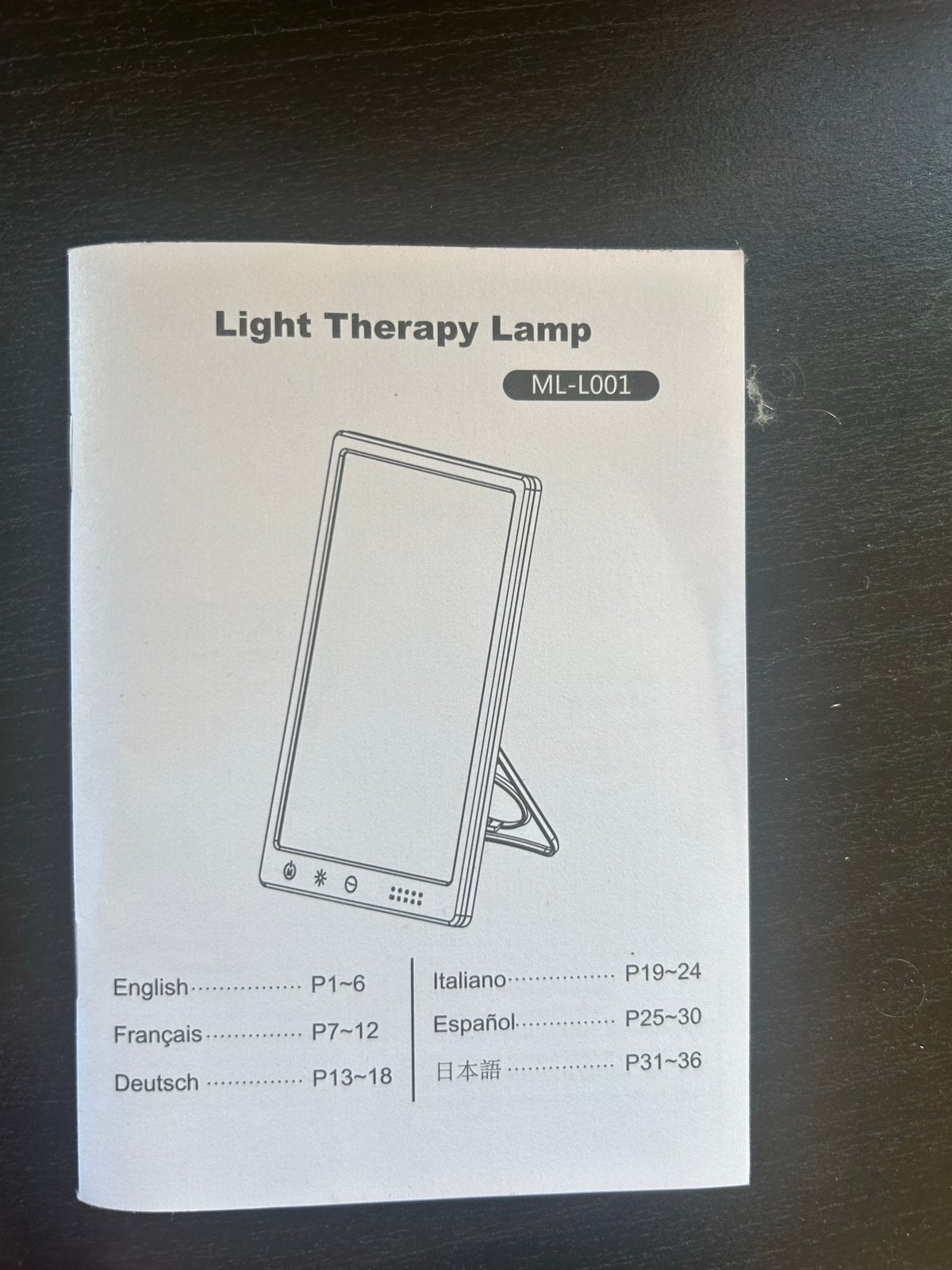 Lichttherapielamp ML-L001 - Nieuw in doos, Ophalen of Verzenden, Nieuw