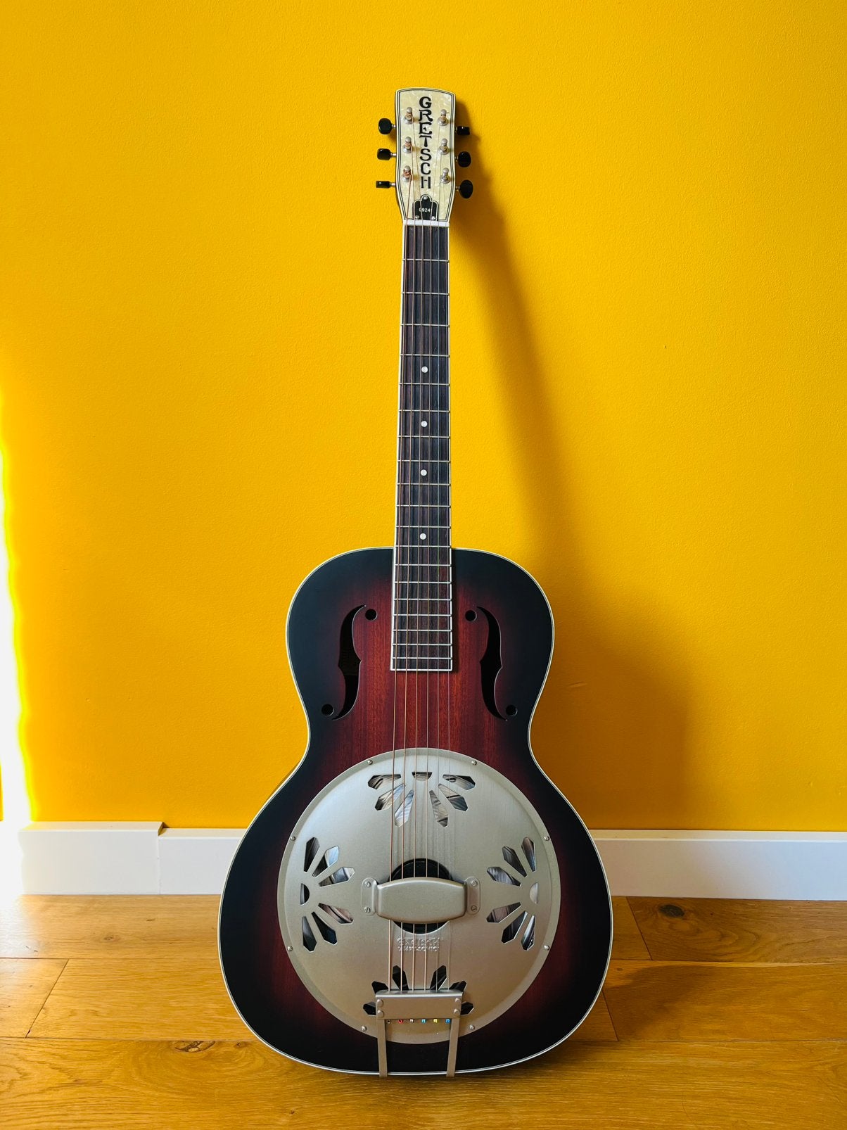 Gretch G9241 resonator gitaar, Ophalen, Zo goed als nieuw, Klassieke of Spaanse gitaar