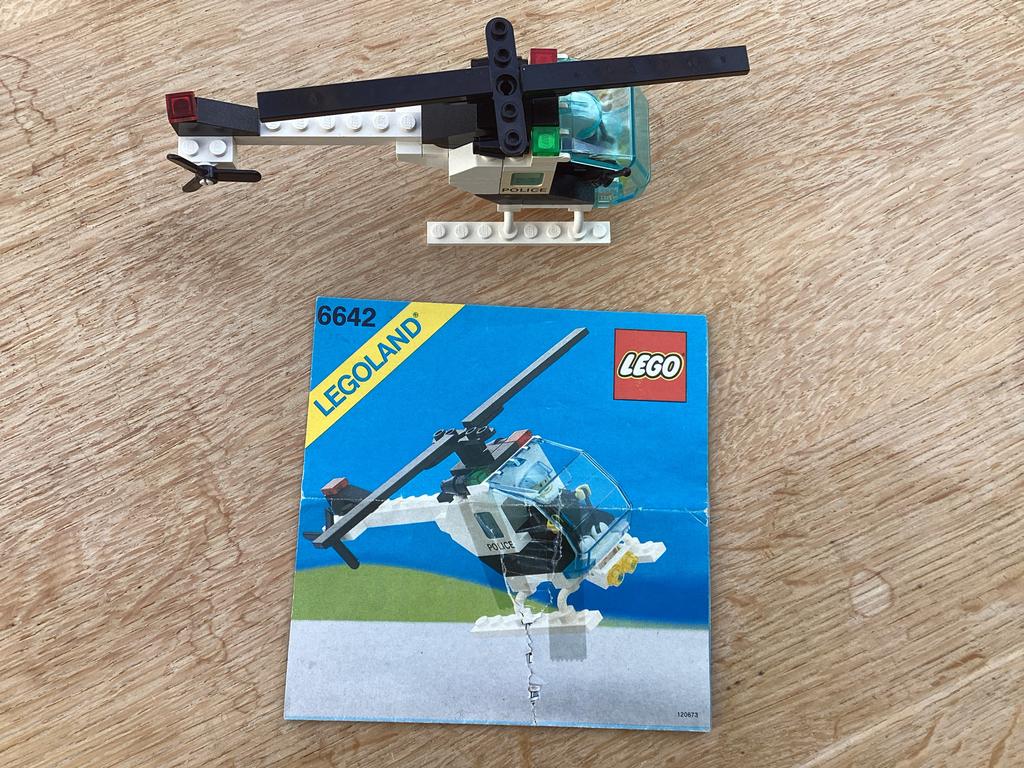 Lego Legoland Politie Helikopter 6642, Ophalen of Verzenden, Gebruikt, Complete set, Lego