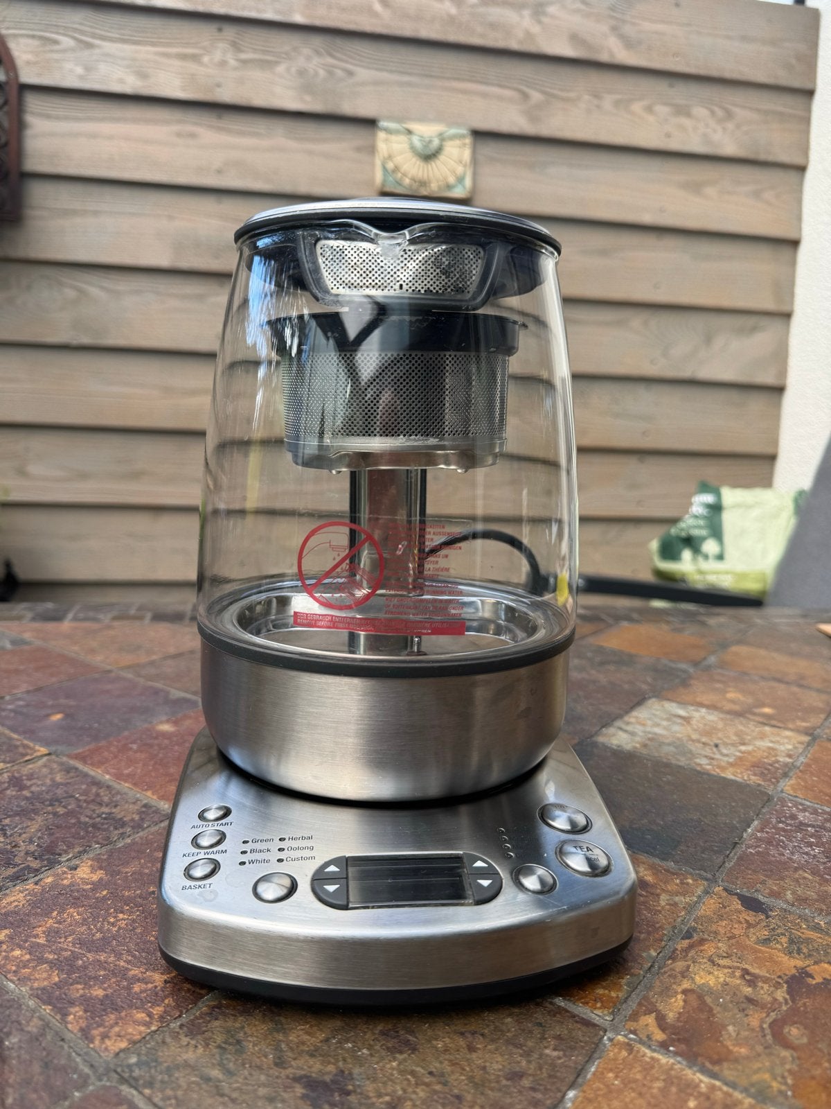 Solis Tea Maker Perfect Tea - Theepot met temperatuurregelin, 1 tot 2 liter, Ophalen, Zo goed als nieuw, Rvs