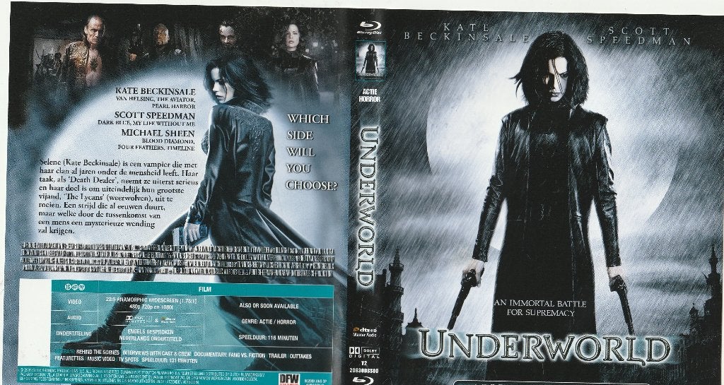 Underworld blu ray ( ned. Ondert.), Cd's en Dvd's, Ophalen of Verzenden, Zo goed als nieuw, Thrillers en Misdaad