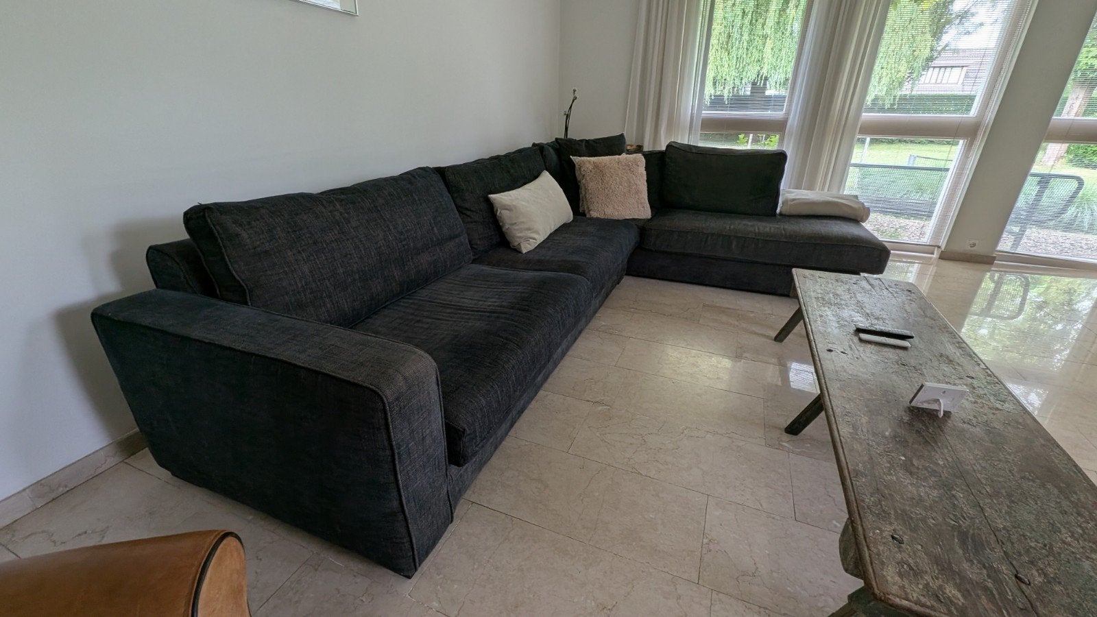 lounge bank, Ophalen, Gebruikt, Stof