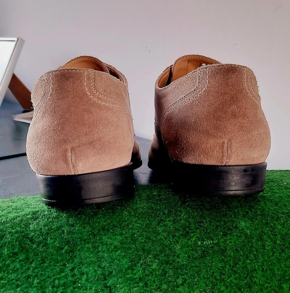 Ermenegildo Zegna veterschoenen beige suède, Kleding | Heren, Schoenen, Overige kleuren, Ophalen of Verzenden, Zo goed als nieuw