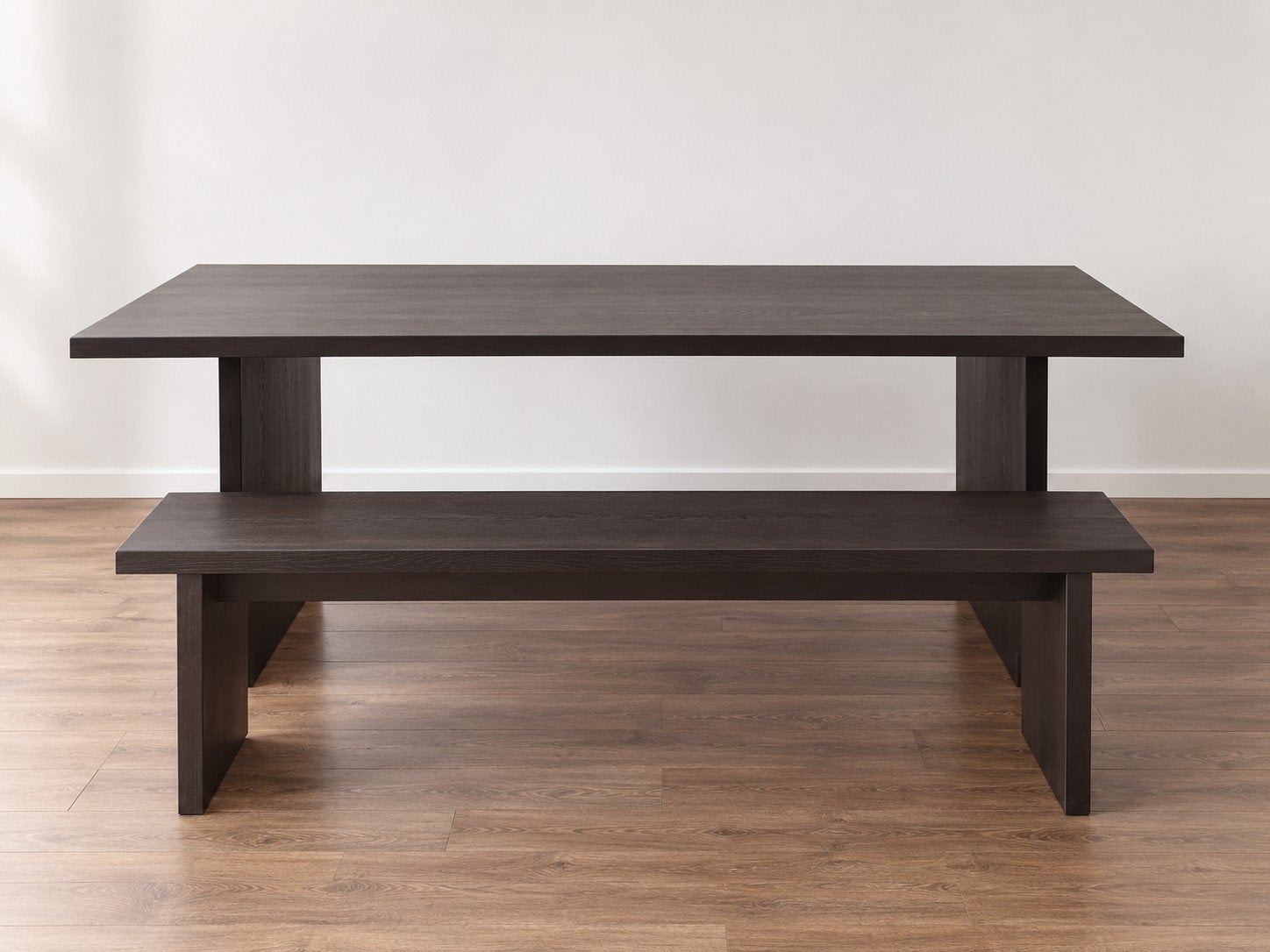 IKEA BERGSHYTTAN eettafel 240x93 cm met 1 eetbankje, Huis en Inrichting, Ophalen, 200 cm of meer, 50 tot 100 cm, Zo goed als nieuw