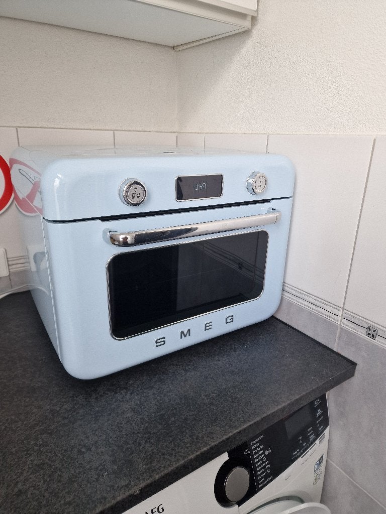 Smeg Stoomoven / combi airfryer, Ophalen, 45 tot 50 cm, Hete lucht, Smeg