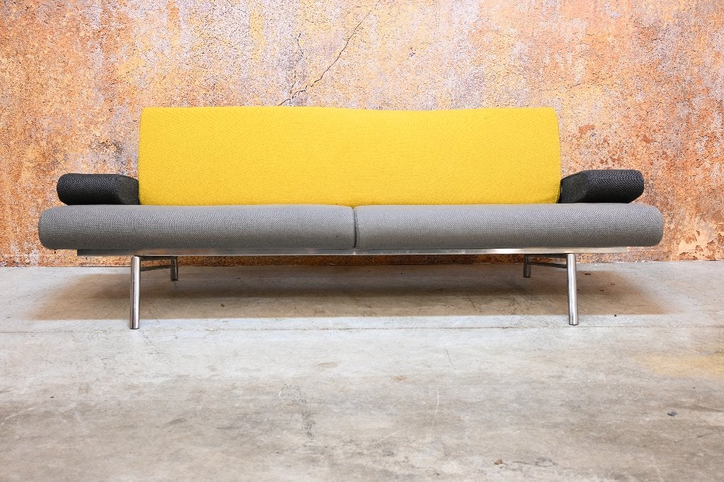 ZGANieuw fraaie strakke Harvink Armslag design bank, Harvink, Harvink, Driepersoons, 75 tot 100 cm