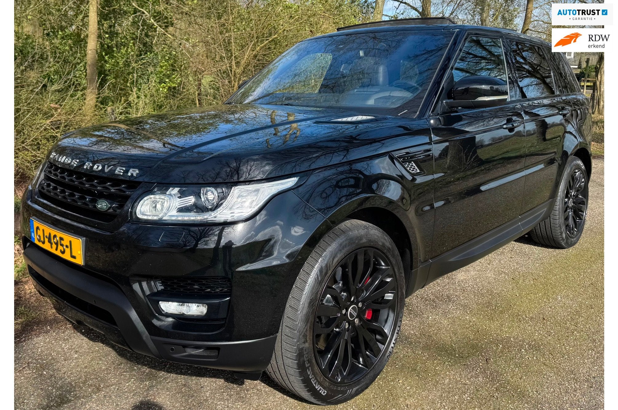 Land Rover Range Rover Sport 3.0 SDV6 Autobiography Dynamic, Auto's, Euro 5, Stof, Gebruikt, Zwart