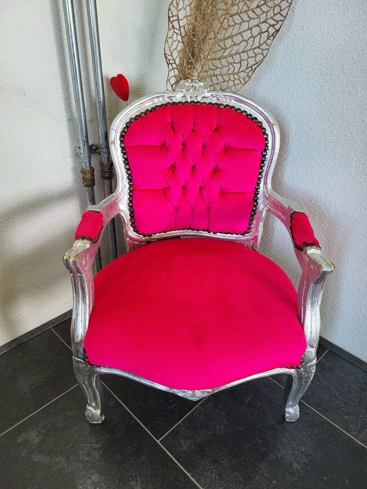 Leuke roze prinsessen stoel, Kinderen en Baby's, Kinderkamer | Tafels en Stoelen, Ophalen, Stoel(en)