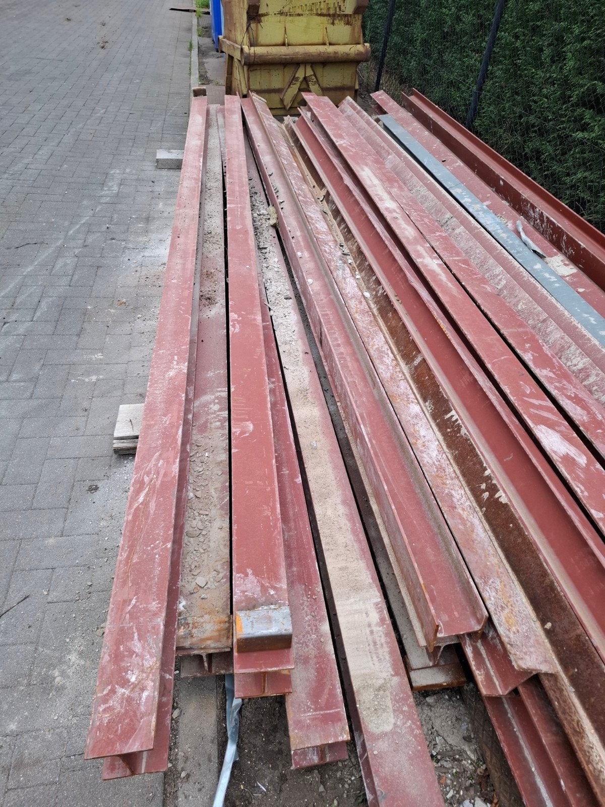Diverse ijzeren balken - Gebruikt, voor constructie, Ophalen of Verzenden, Gebruikt, IJzer