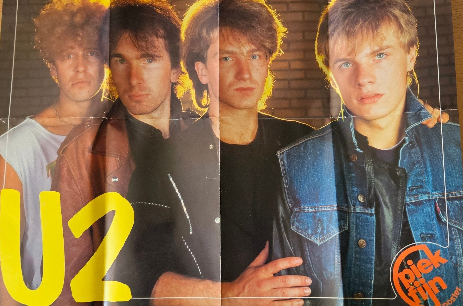 Poster U2 uit Piekfijn, Ophalen of Verzenden, Zo goed als nieuw, Poster, Artwork of Schilderij