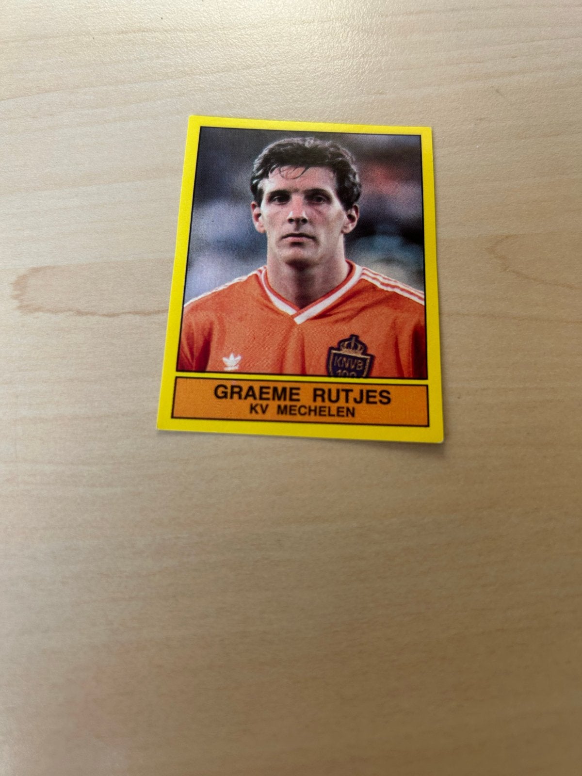 Graeme Rutjes Panini Voetbal 90 KNVB KV Mechelen, Ophalen of Verzenden, Zo goed als nieuw, Sport