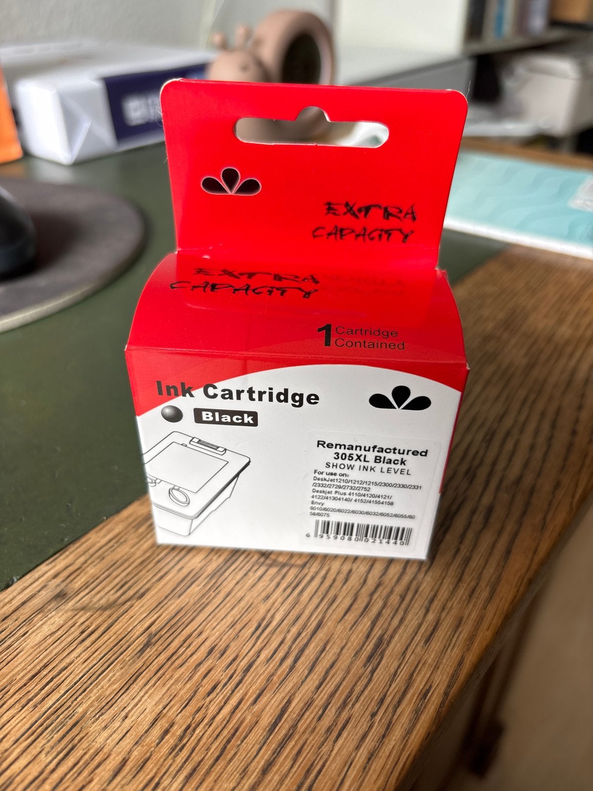 Remanufactured 305XL Zwarte Inktcartridge - Extra Capaciteit, Ophalen, Nieuw, Zwart-en-wit printen, Inkjetprinter