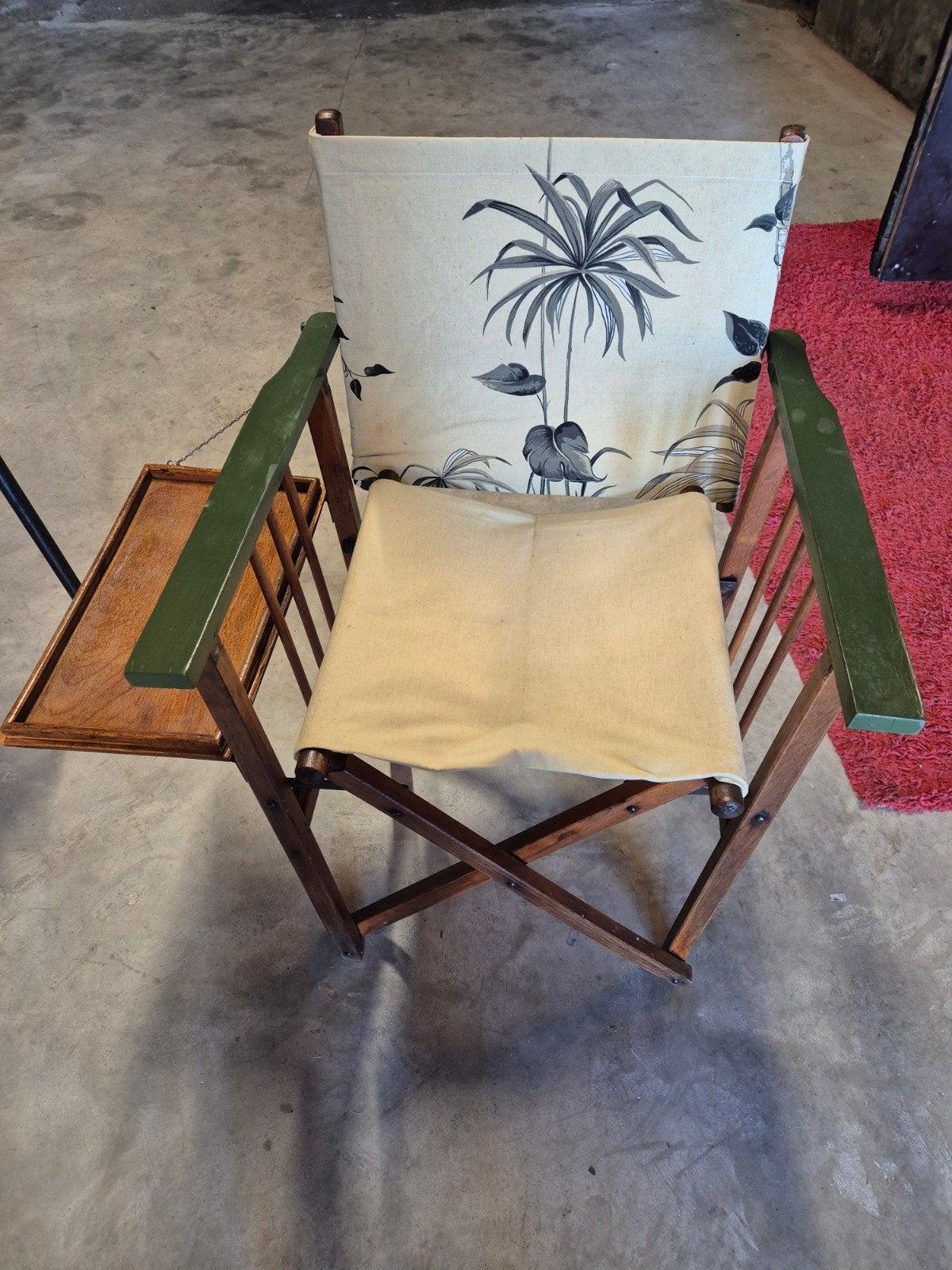 vintage houten regisseur stoel, Ophalen
