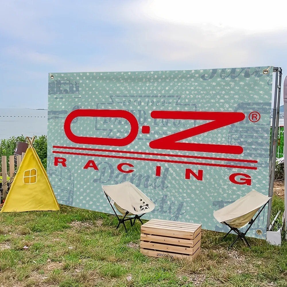 Grote vlaggen OZ Racing (150x90cm), Ophalen of Verzenden, Nieuw