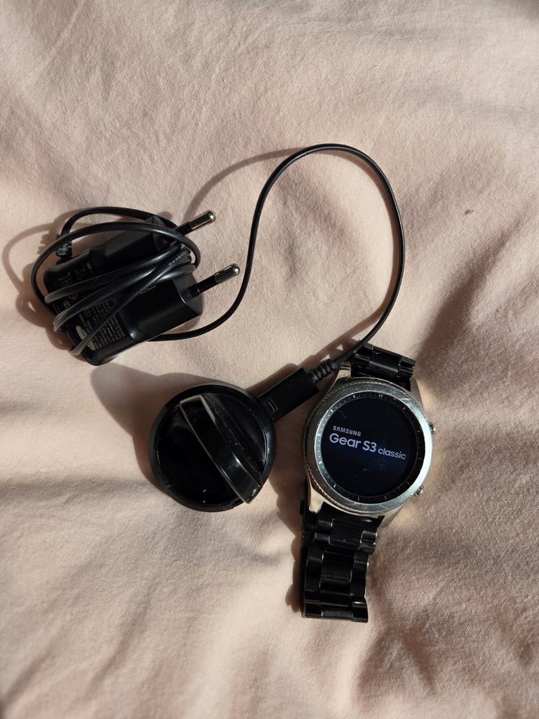 Samsung Galaxy Gear S3 Classic, Ophalen of Verzenden, Gebruikt, Zwart, Android